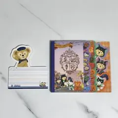 ダッフィーフレンズ　メモ帳セット