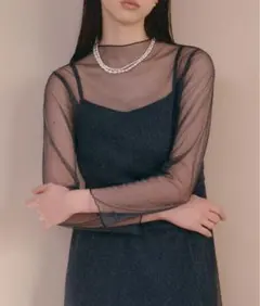 kaeneラメチュールメロウワンピース36