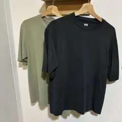 UNIQLO ドライEXクルーネックTシャツ　メンズ　2枚セット