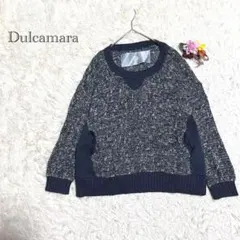 ドゥルカマラ　セーター　ミックスヤーンニット　プルオーバー　size 0　日本製のサムネイル