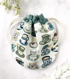 まんまる巾着袋　ミニ巾着袋　ハンドメイド