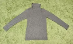 【古着】UNIQLO HEATTECH グレー キッズ アンダーシャツ 130