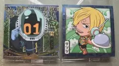 ワンピース　大海賊ウエハースシール　サンジ　R　Dr.ベガパンク01　シャカ