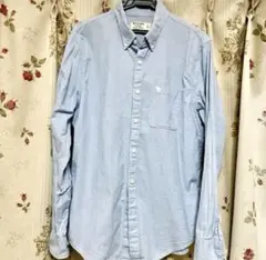 Abercrombie & Fitch ボタンダウン　綺麗なブルーカラーシャツ