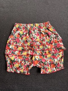 【新品タグ付】ファミリア リバティ ブルマ 80 花柄 フリル 日本製