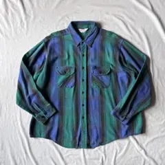 [雰囲気系] 70s FROSTPROOF ヘビネル チェックシャツ 配色◎