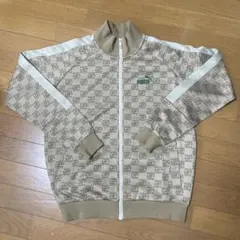PUMA ベージュ ジップアップジャケット