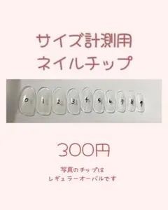 サイズ計測用ネイルチップ