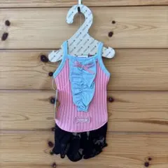 ［78］ララワンピ犬服ピンクＳ