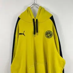 USA古着 プーマ puma ドルトムント パーカー
