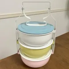 【値下げ】3段重ね式弁当箱