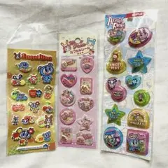 シール 3枚セット　エンジェルブルー　Mezzo Piano カプセル　ぷくぷく