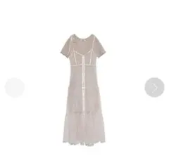 【snidel】SNIDEL チュールキャミレイヤードワンピース