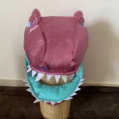 USJ ユニバ ジュラシックパーク 恐竜 被り物 帽子 ファンキャップ ピンク