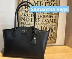 Samantha Vega ブラック　リボン付きバッグ