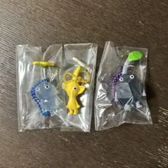 ピクミン　マスコット＆フルーツグミ2　マスコット　３点　氷　黄　岩