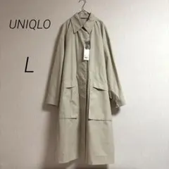 미사용 UNIQLO U コットンロングコート L 綿100% ユニクロユー