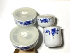 電子レンジ対応　蓋付き容器4個セット