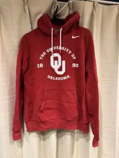 NIKE オクラホマ大学 パーカー レッド L