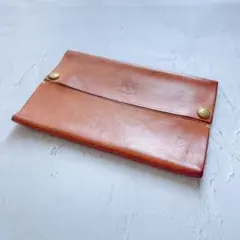 イルビゾンテ ☆ レザー ティッシュケース イタリア製 レッド ユニセックス