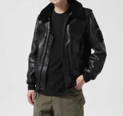 【 AVIREX 】 G-1 レザージャケット ブラック サイズ L