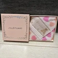 JILLSTUART タオルハンカチ ベア ハート柄 箱付き