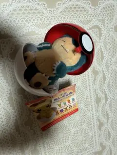 ポケモン プチぬいぐるみinモンスターボール カビゴン 新品未使用 タグ付き