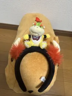 クッパJr. クッパ　ぬいぐるみ付きカチューシャ