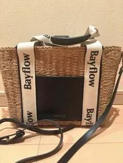 BAYFLOW かごバッグ 2WAY ショルダー トートバッグ