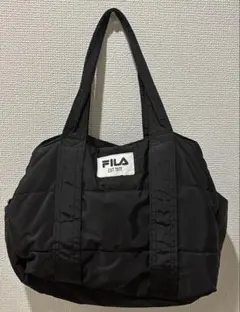 FILA トートバッグ　黒　2WAY 軽量バッグ　ショルダー バッグ