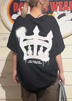 ロデオクラウンズ Master ProtectロゴＴシャツ BLACK Ｍサイズのサムネイル