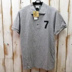 新品 Op ポロシャツ XXL グレー JAPAN ビッグロゴ 鹿の子 3L