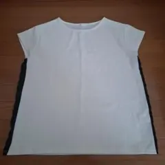 persodea 半袖チュニック M ホワイト/ブラック