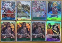 ワンピースSR ヤマト ロジャー ウタ ステューシー シャンクス×3 レイリー