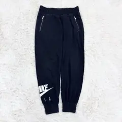 NIKE スウェットパンツ 紐なし 黒 ブラック S
