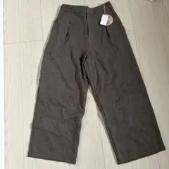 しまむら yumi ペインターパンツ　中茶　L 新品