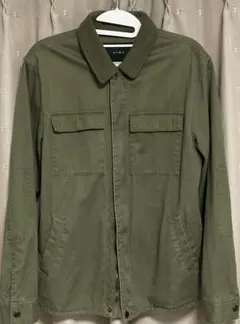 ZARA オリーブグリーン ミリタリージャケット
