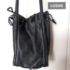 A*Z様 LOEWE ブラックレザーハンドバッグ