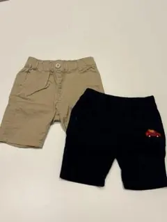 MIKIHOUSE hotbiscuits 短パン２枚セット　80