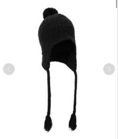 HUF GILBERT BEANIE ビーニー ニット帽 耳あて付き ブラック