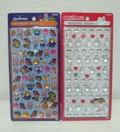 【正規品】ズートピア・ベイマックス ボンボンドロップシールmini 2枚セット