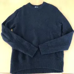 【美品】UNIQLO★ユニクロ ユニクロU 黒ニット セーター