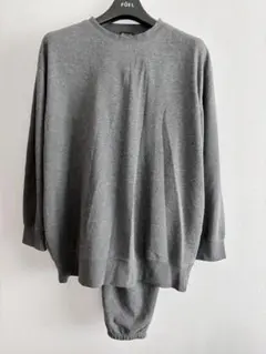 サカゼン B&T CLUB グレー スウェットシャツ パンツセット 8L