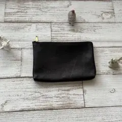 本革ポーチ　ハンドメイド