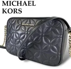 MICHAEL KORS ブラックショルダーバッグ