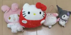キティ、マイメロ、ぬいぐるみセット