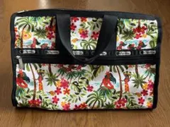 LeSportsac 極美品 花柄 ボストンバッグ ラージウィークエンダー
