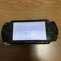SONY PSP 1000 本体 ブラック 充電器3個メモリーカード4GB付き