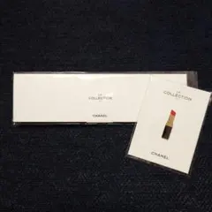 CHANEL ノベルティ LA COLLECTION ブックマーク、ピンバッジ