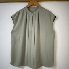 green label relaxing ⭐️フレンチスリーブ　ブラウス　グリーン